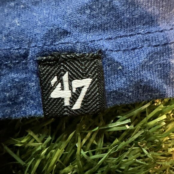 ‘47 Men’s New York Giants Imprint Club Royal Blue Logo Jersey Shirt Medium M NFL - Picture 8 of 9